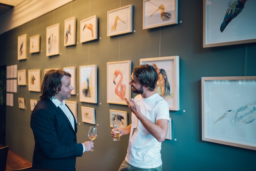 Geen Dodo Steven Rutgers (l) en Arjan Dwarshuis (r) pratend.jpg